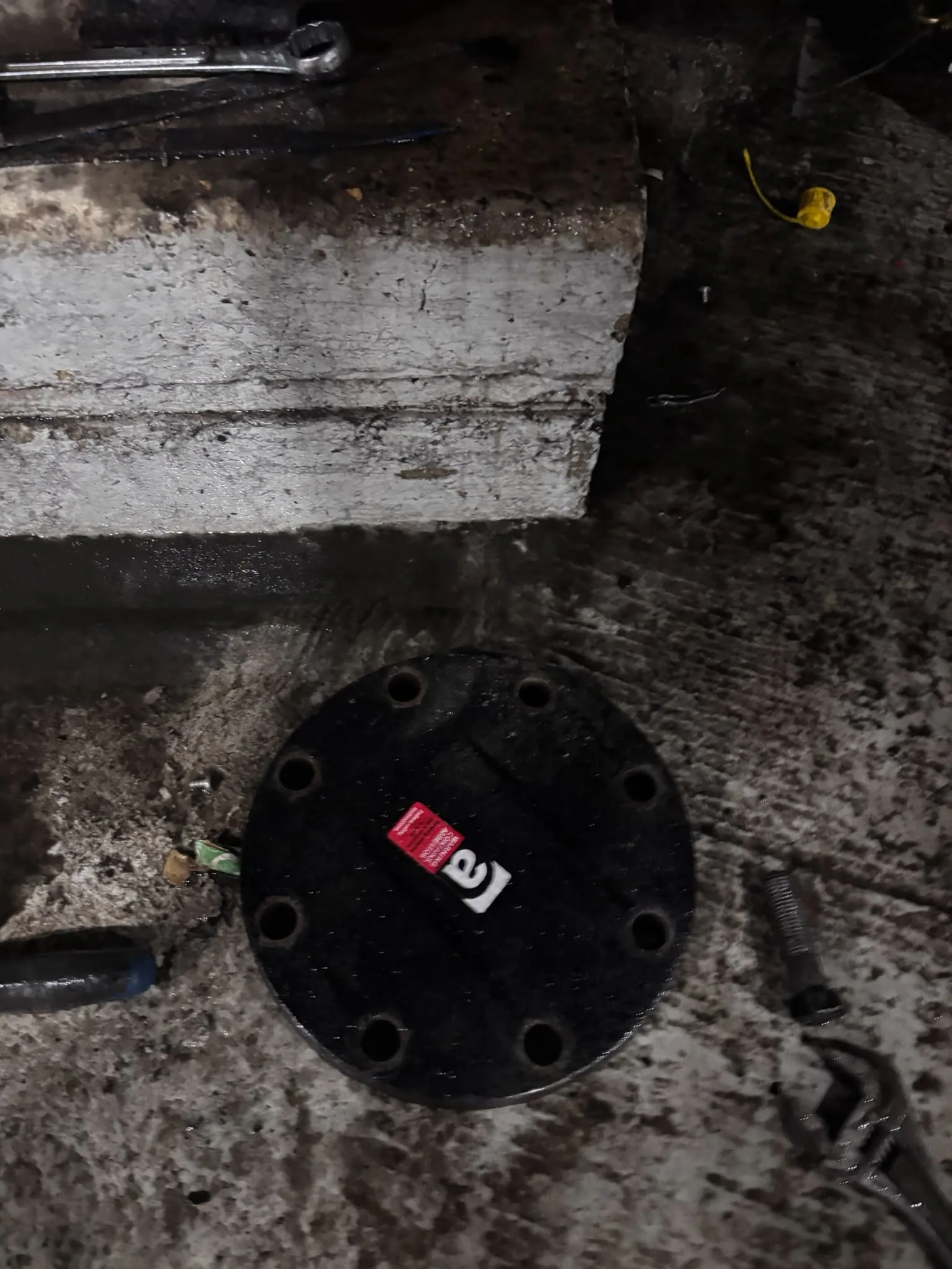 Artex scraping from a concrete ceiling during Archway refurbishment